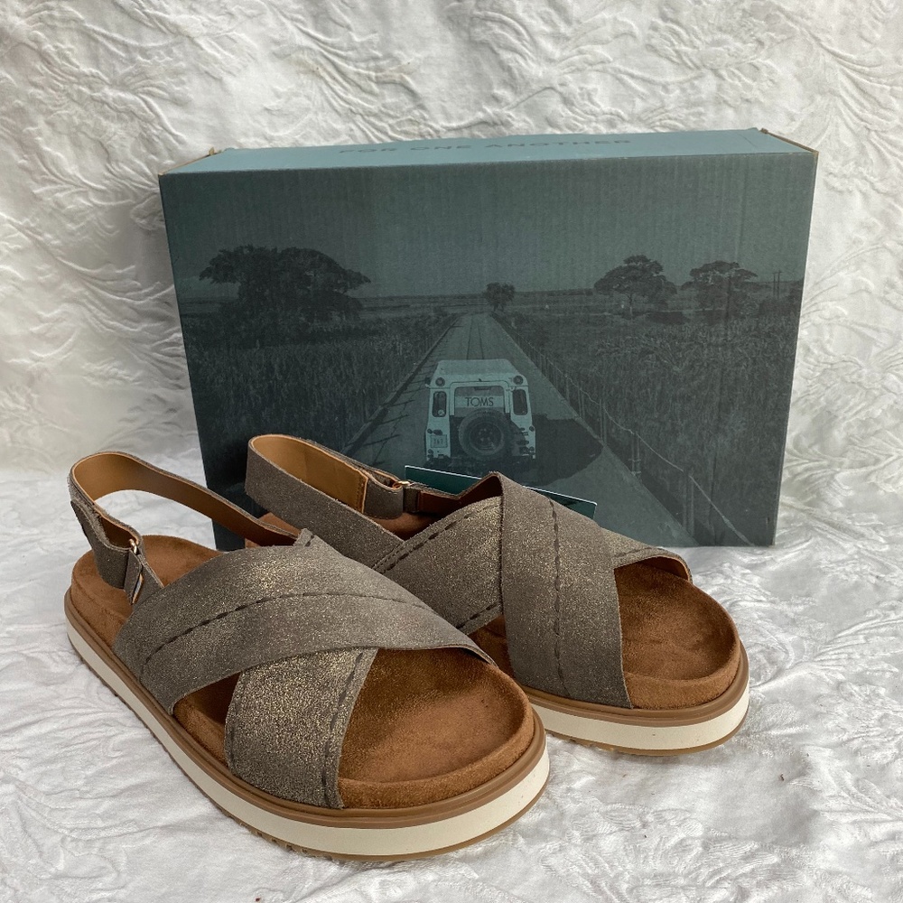 NWT TOMS Marisa Flatform Sandal